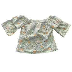 NWT Anthropologie LAIA Anthro Ashtabula Embroidered Off Shoulder Top‎